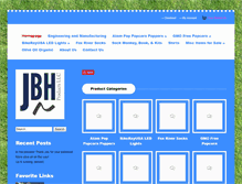 Tablet Screenshot of jbhproducts.com